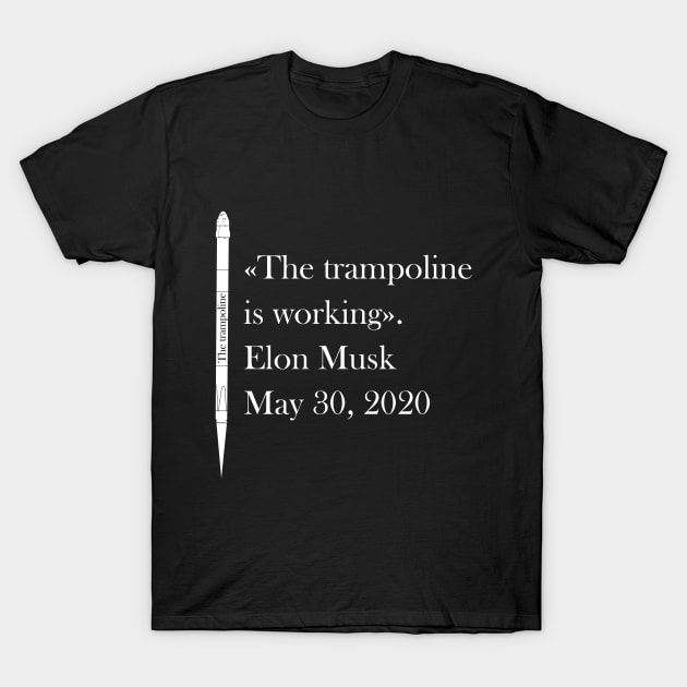 The trampoline is working T-Shirt by Maxprint